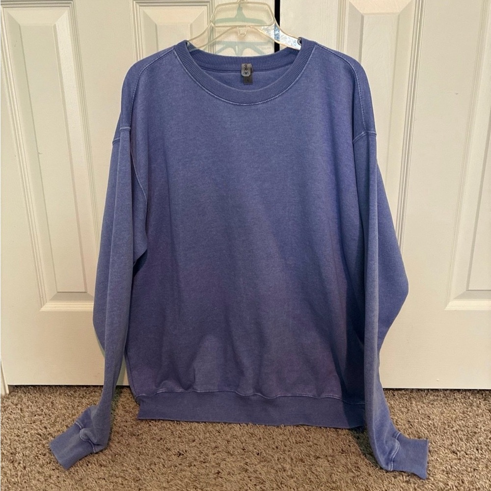 Unisex Men’s / Women’s Miltex Purple Sweatshirt Pullover Large L